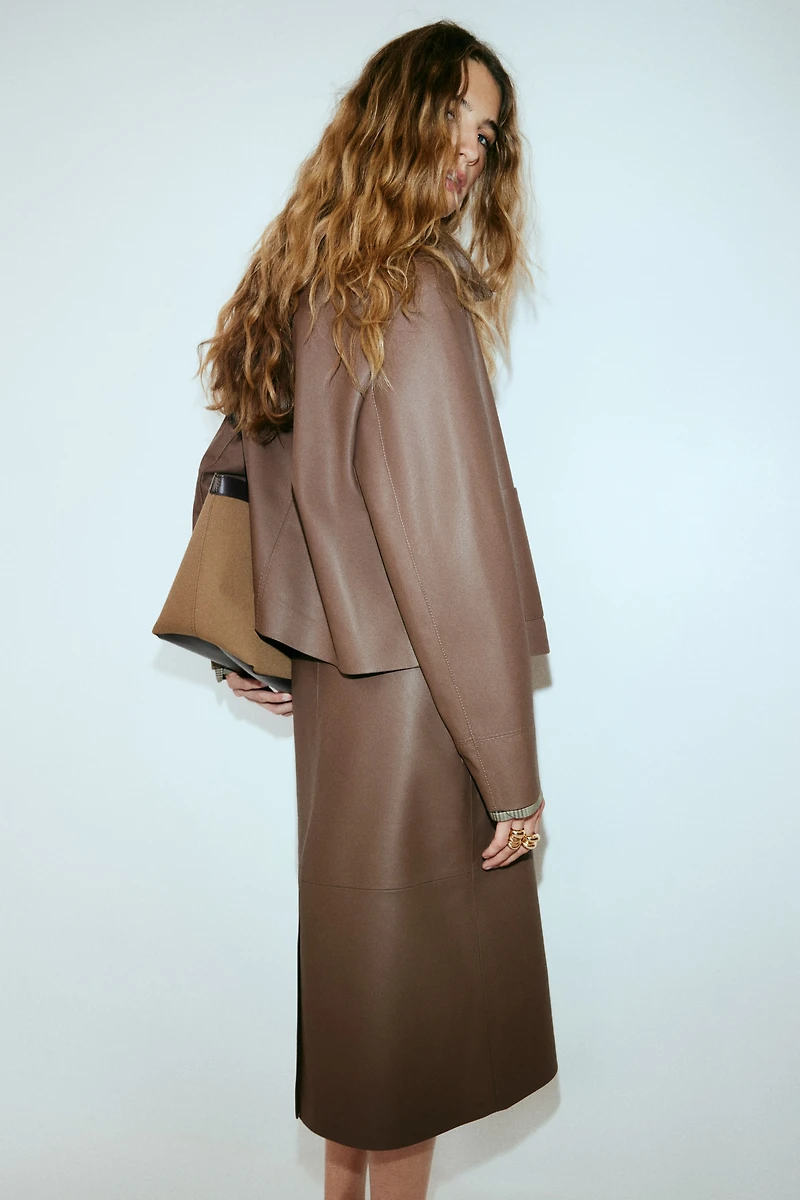 Veste en tissu enduit