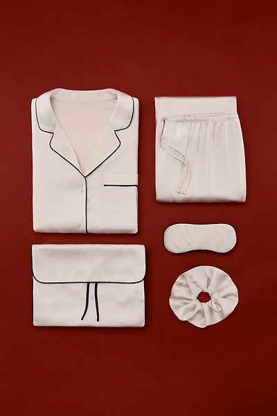 Coffret-cadeau pyjama en satin