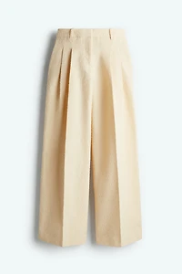 Pantalon sur mesure à jambes larges