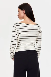 MAMA Boat-Neck Top