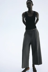 Dressy Linen-Blend Pants