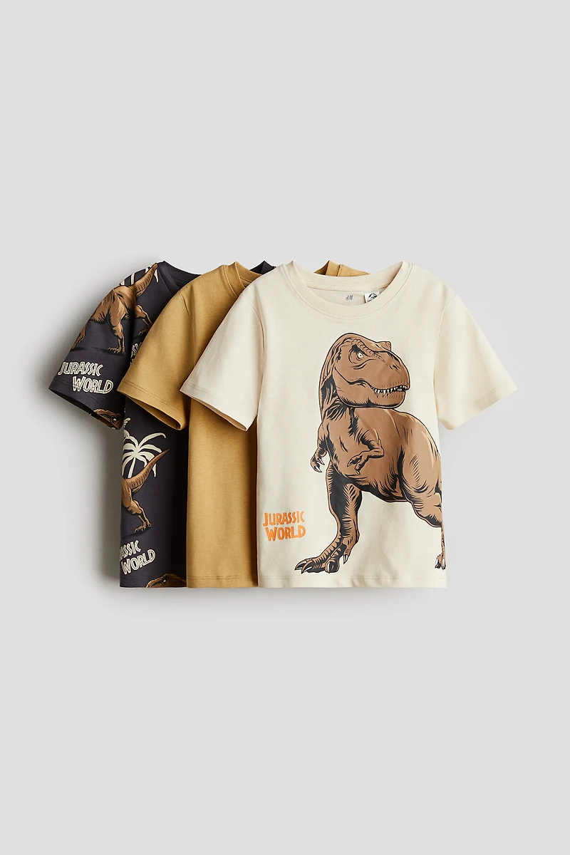 3-pack Printed T-shirts