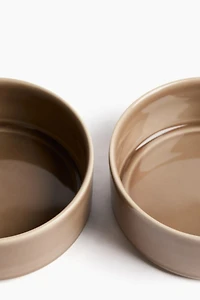 2-Pack Small Stoneware Bowls