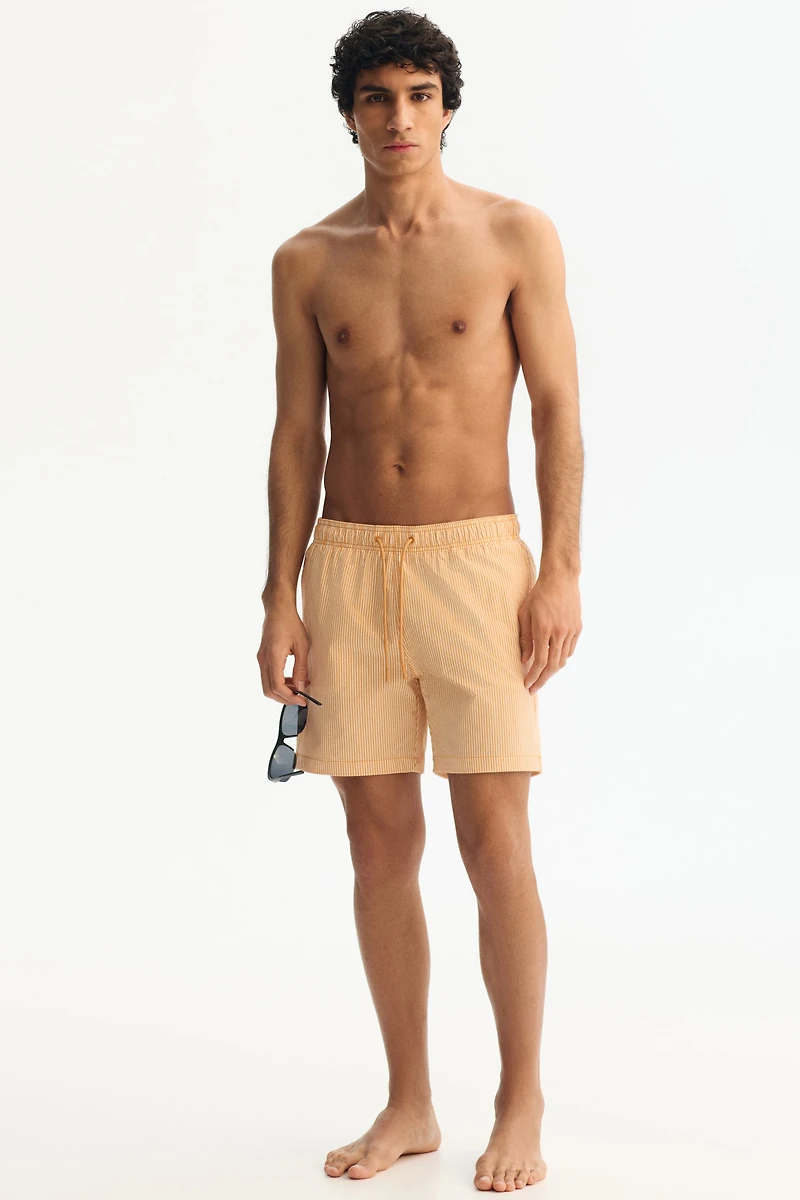 Seersucker Swim Shorts
