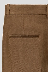 Pantalon ample en lin mélangé