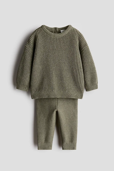 2-piece Cotton Knit Set
