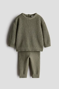 2-piece Cotton Knit Set