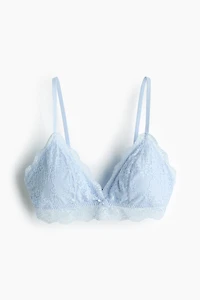 Soutien-gorge souple et coussiné en dentelle