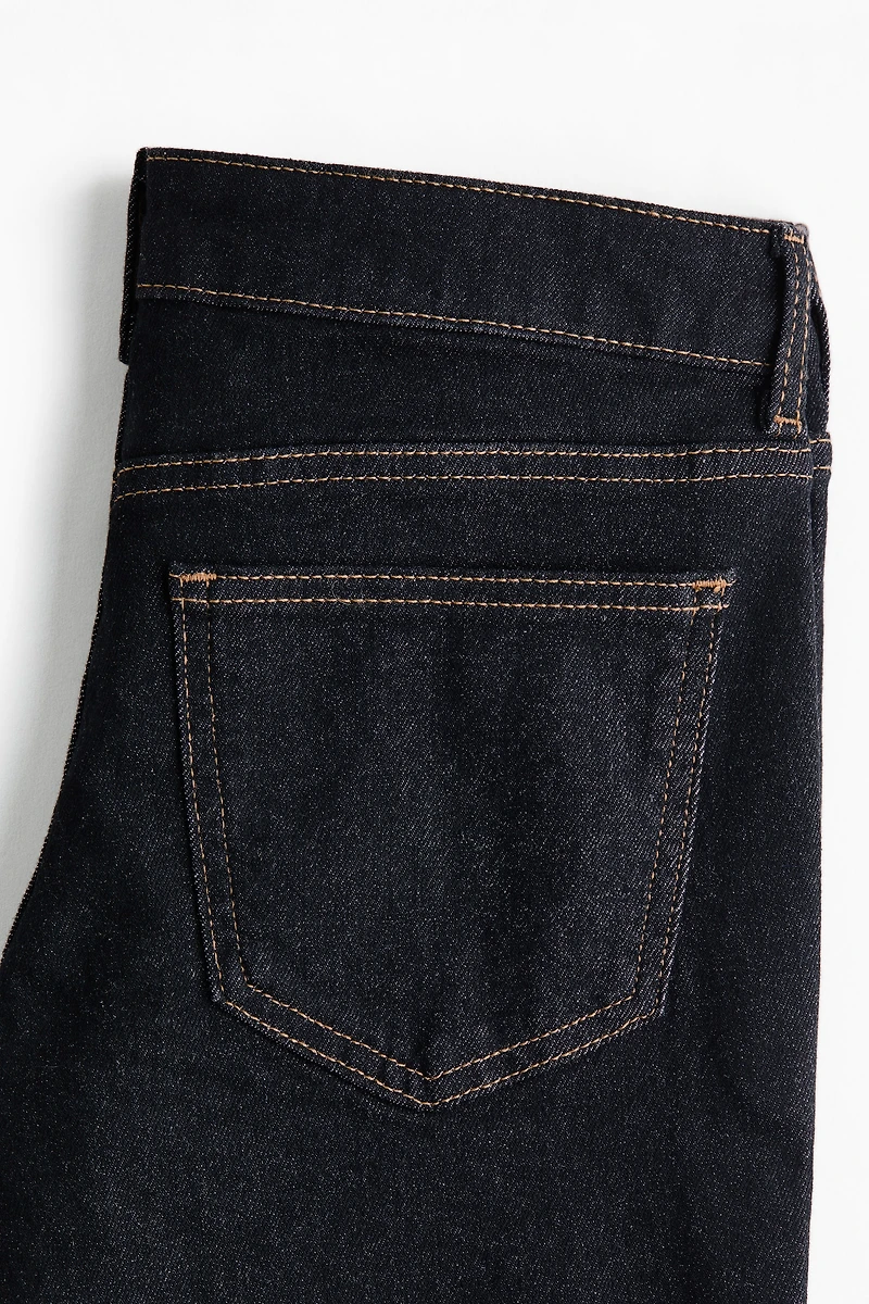 Low Rise Flared Leg Jeans