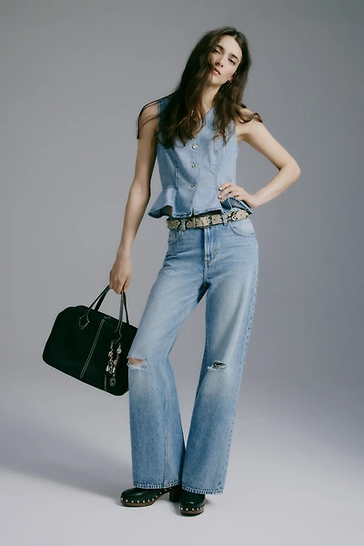 Bleecker High Rise Wide Leg Jeans