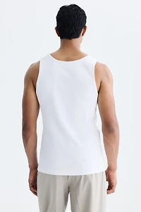 Slim Fit Ribbed Tank Top
