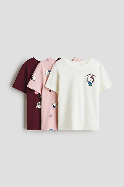 3-pack Printed Jersey Tops
