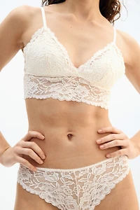 Padded lace bralette