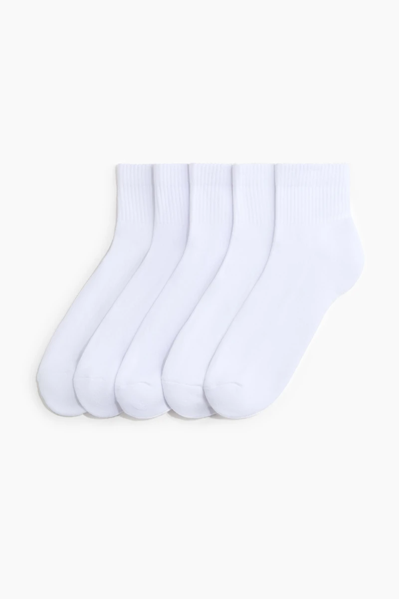 5-Pack Short Socks with Lycra®