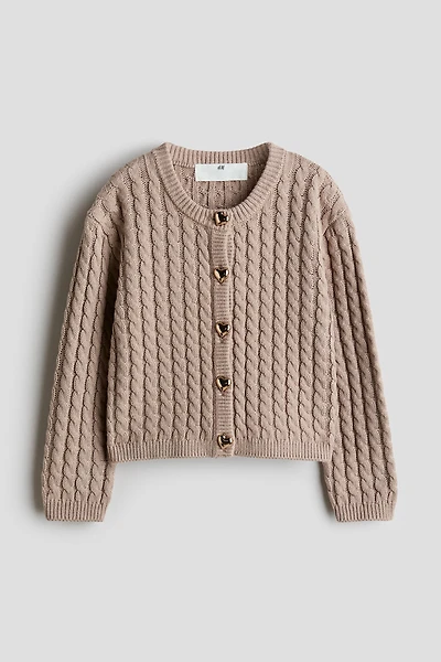 Cable-Knit Cardigan
