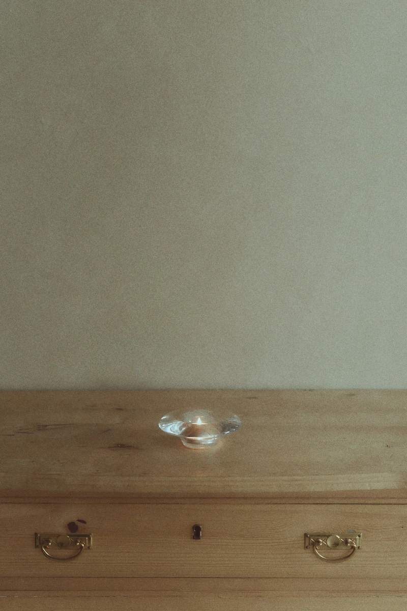 Glass Tea Light Holder