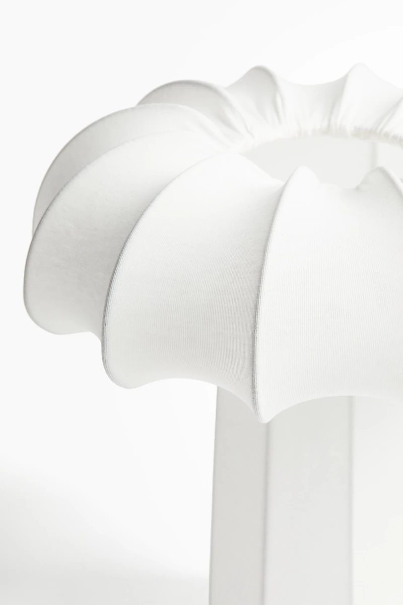 Fabric-Covered Table Lamp