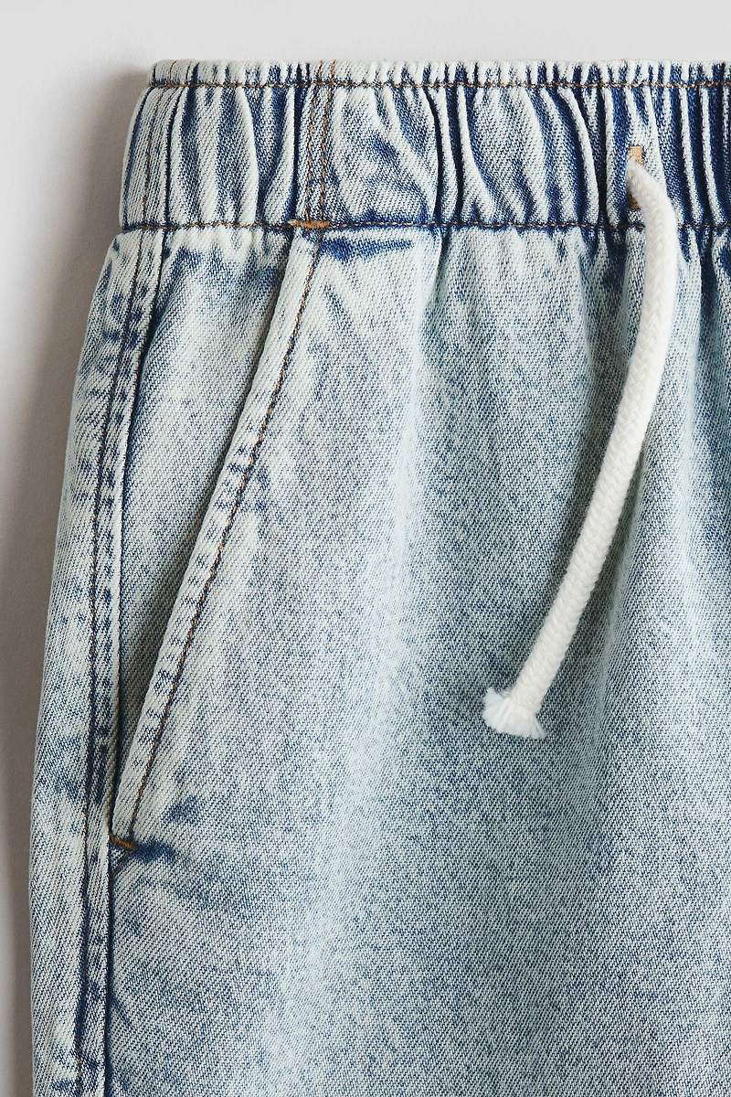 Pantalon de jogging en denim coton