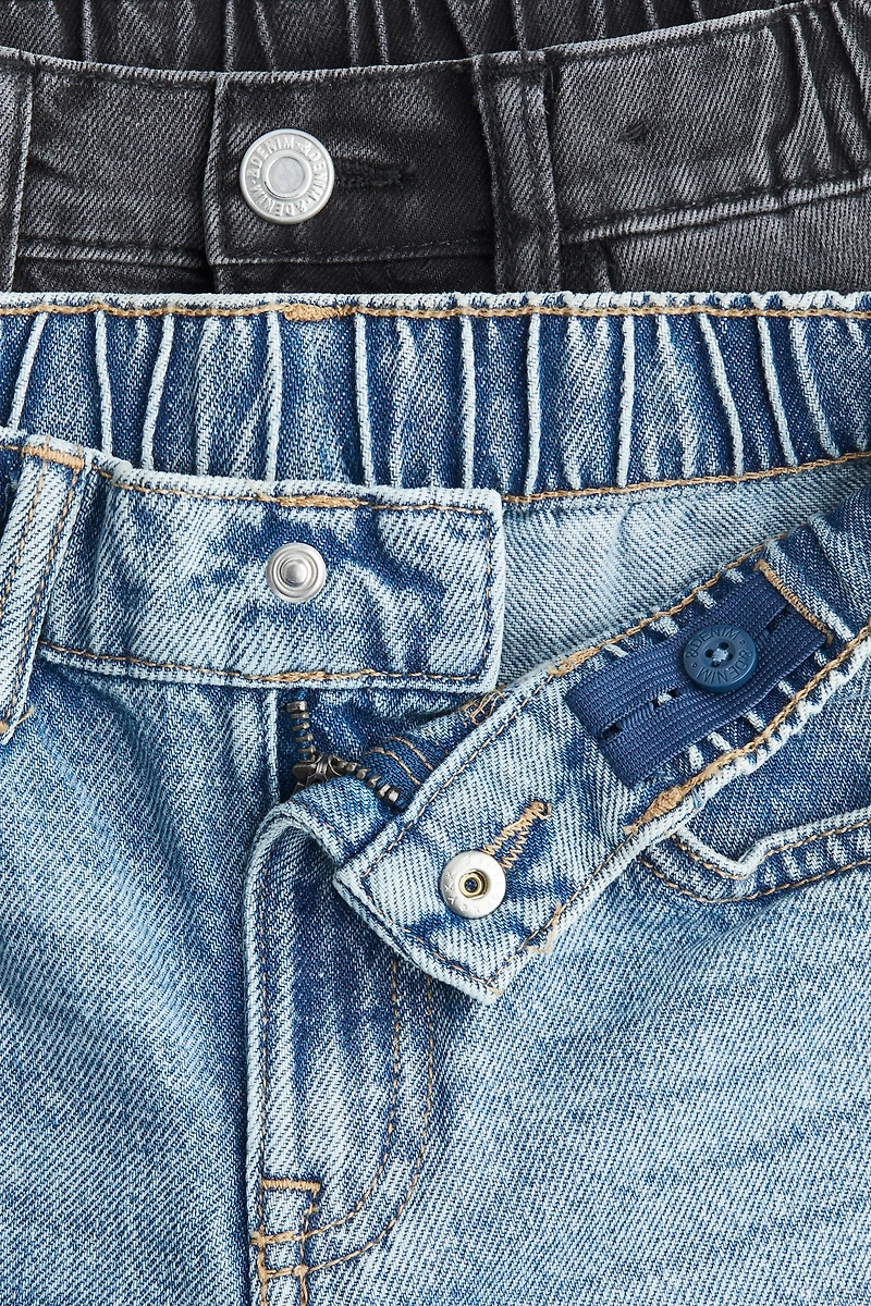 Lot de 2 jeans Coupe Flottante Effilés