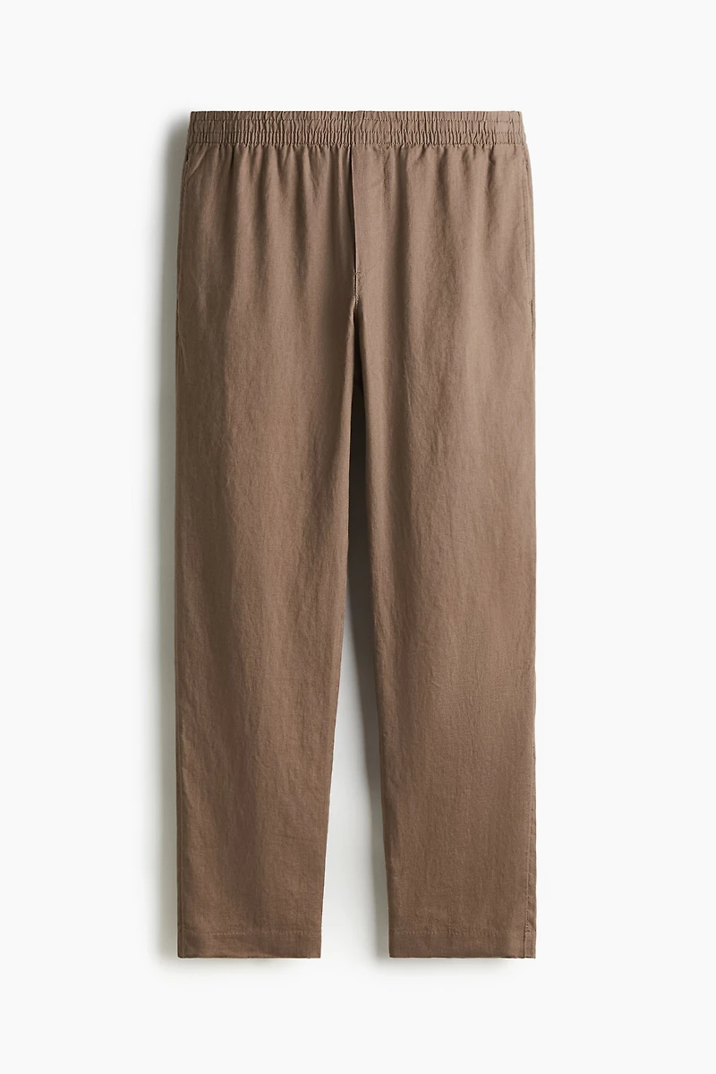 Regular-Fit Linen Pants