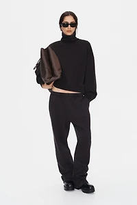 Cotton Turtleneck Sweatshirt