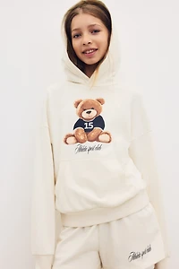 2-piece Brushed-Inside Hoodie and Shorts Set
