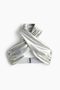Shiny Halterneck Bikini Top
