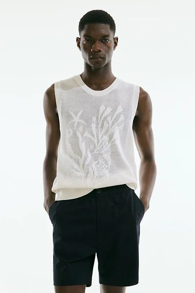 Relaxed-Fit Poplin Shorts