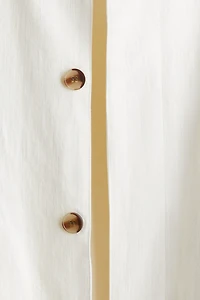 Regular-Fit Linen-Blend Jacket