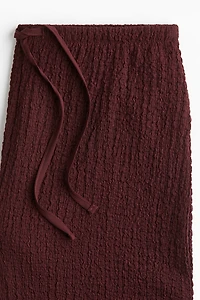 Crinkled Drawstring Pants