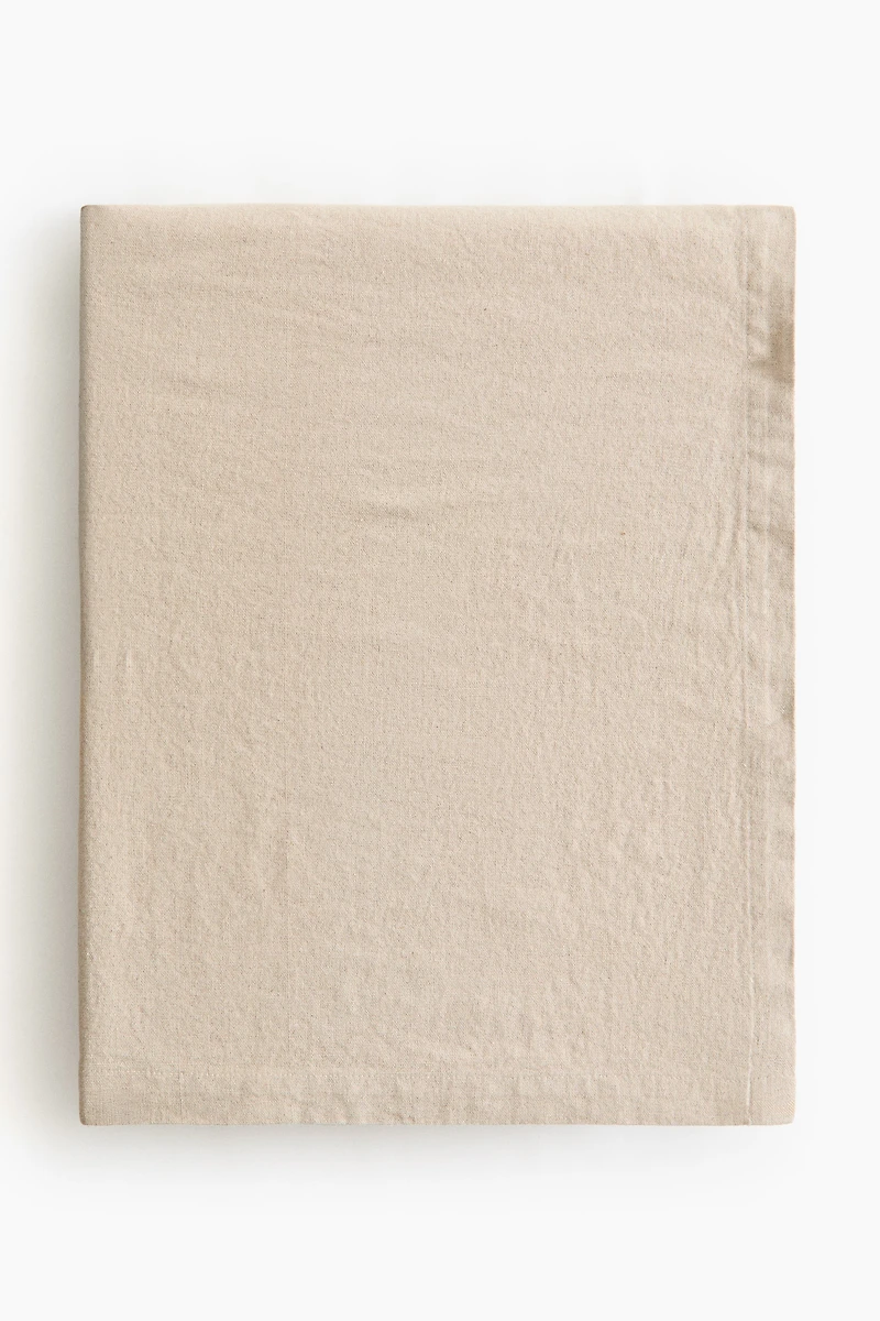 Linen-Blend Tablecloth