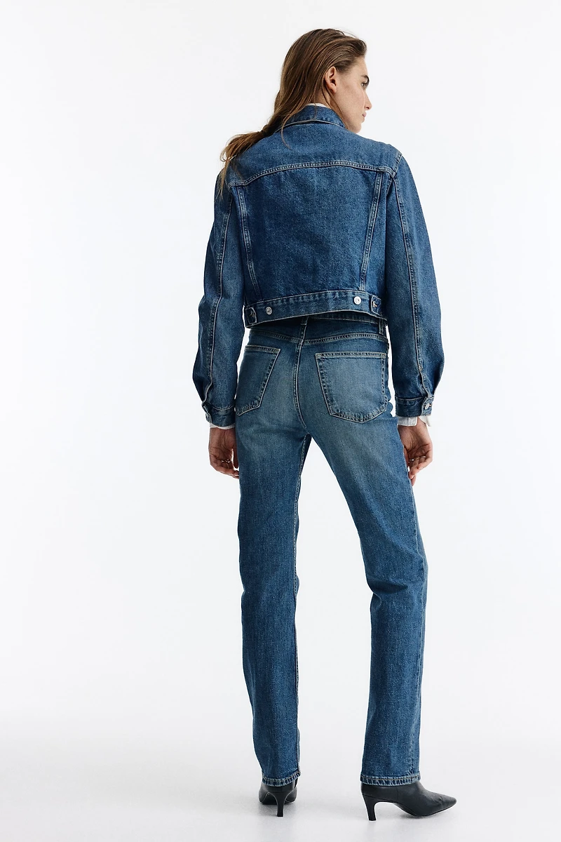 Slim Straight High Waist Jeans