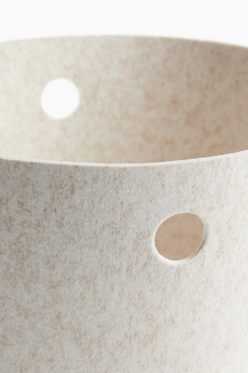 Grand panier de rangement en feutre