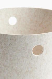 Grand panier de rangement en feutre