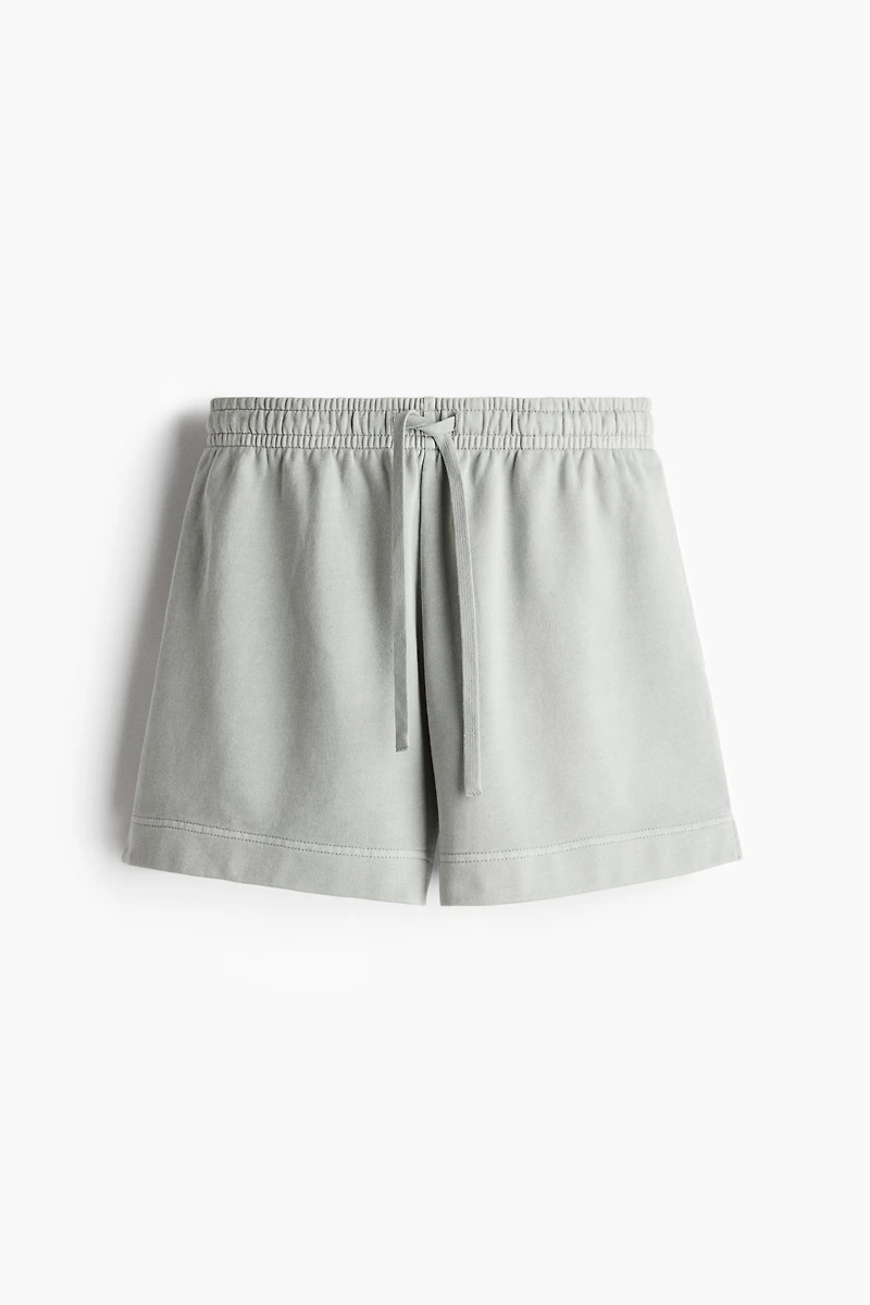 Washed Cotton Sweatshorts
