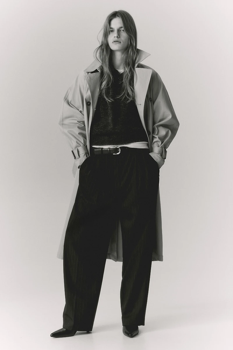 Alpaca-Blend Polo Shirt