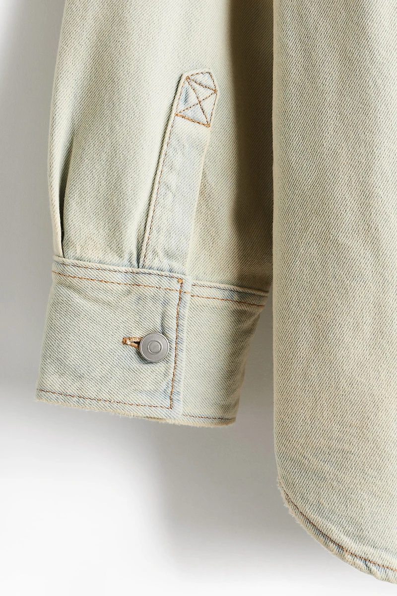 Chemise ample en denim