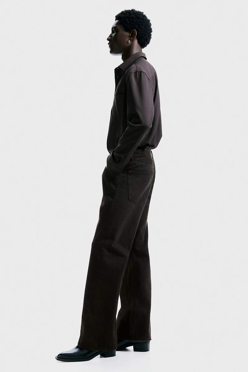 Jean décontracté coupe bottillon