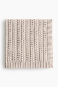 Cable-Knit Baby Blanket