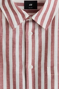 Relaxed-Fit Linen-Blend Shirt