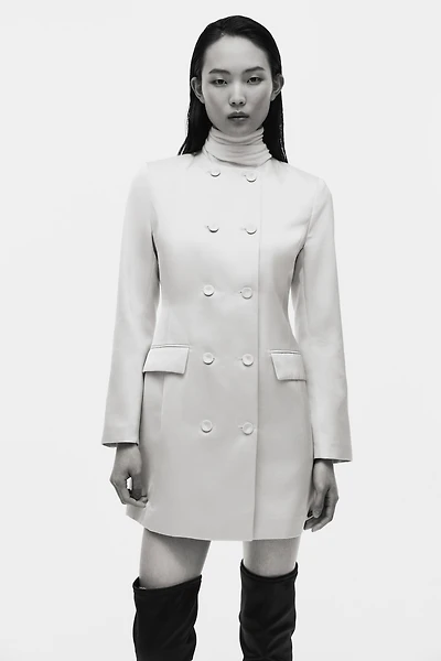 Double-Breasted Jacket Dress