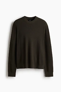 Regular-Fit Rib-Knit Sweater