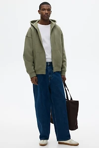 Loose-Fit Hooded Jacket