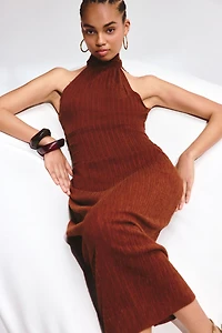 Sleeveless Crinkled Dress