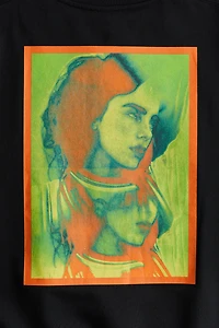 Chandail en molleton à motif imprimé