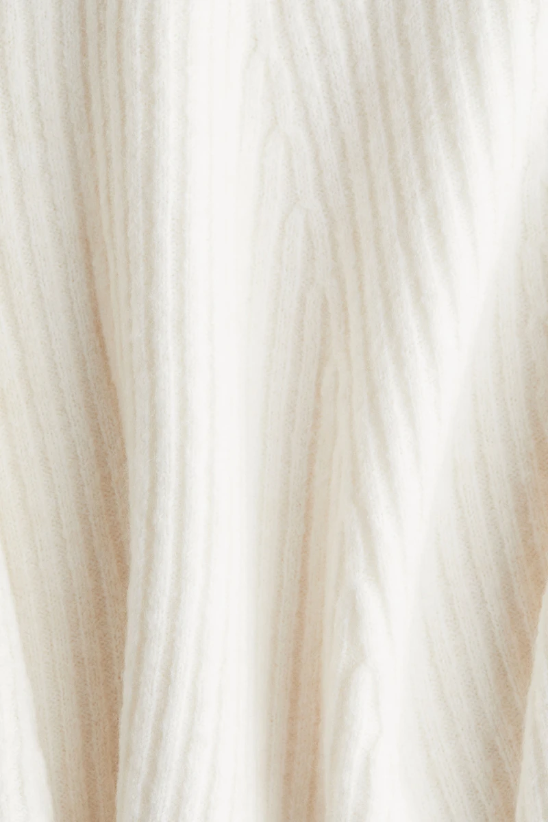 Rib-Knit Off-the-Shoulder Dress