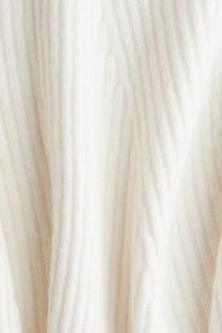 Rib-Knit Off-the-Shoulder Dress