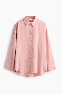 Chemise en lyocell mélangé