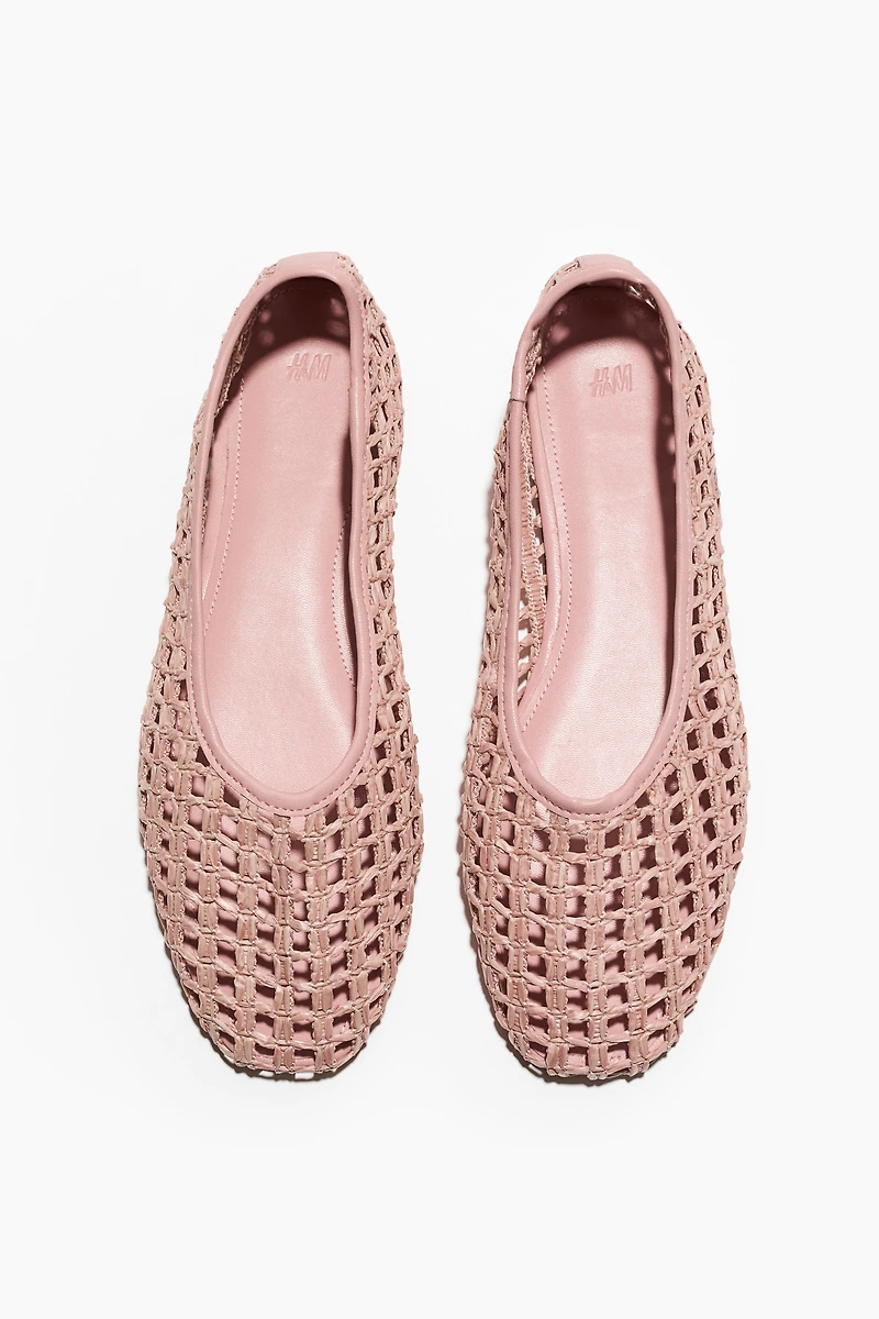 Ballerines en paille