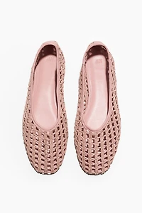 Ballerines en paille
